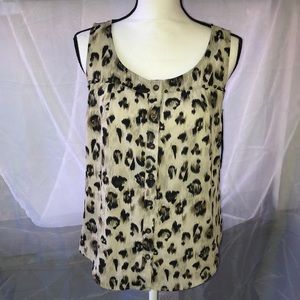 Sheer Light tan Leopard Tank